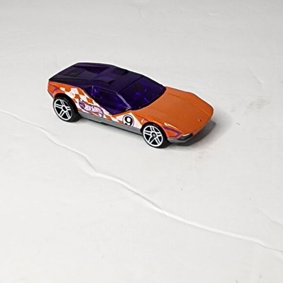 Hot Wheels 2008 LA FASTA Orange w/purple; #9 Multi Pack exclusive Loose - Picture 1 of 6